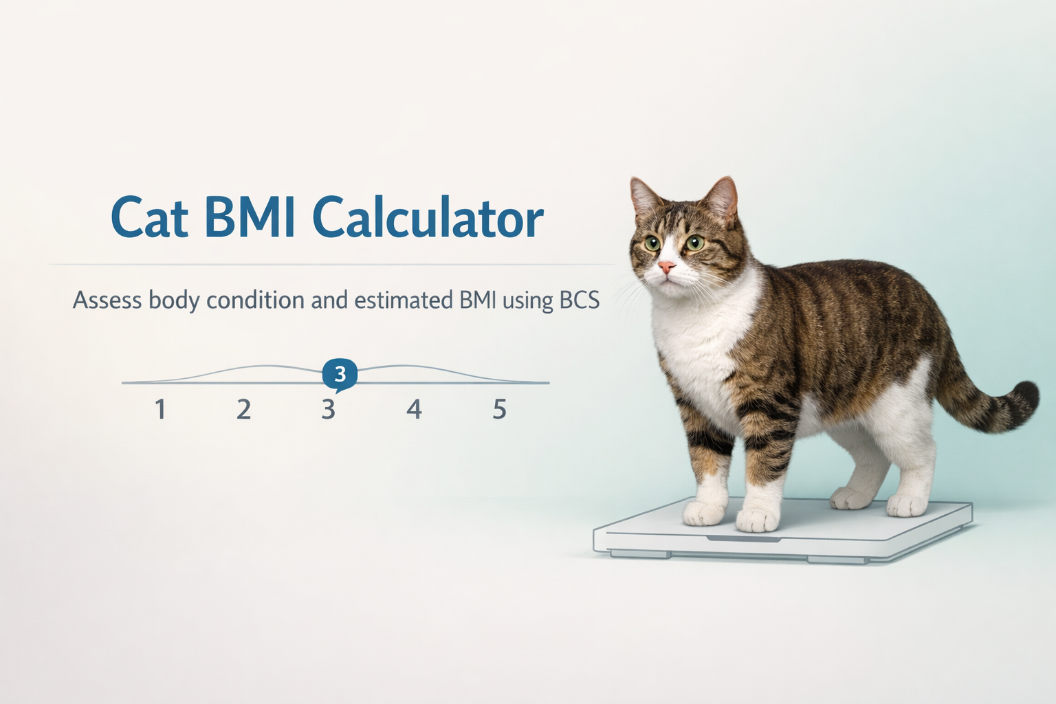 Cat BMI Calculator | Cat Body Condition Score Calculator - Free Tool